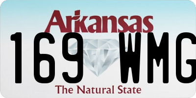 AR license plate 169WMG