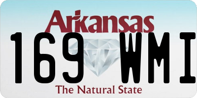 AR license plate 169WMI