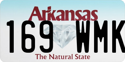 AR license plate 169WMK