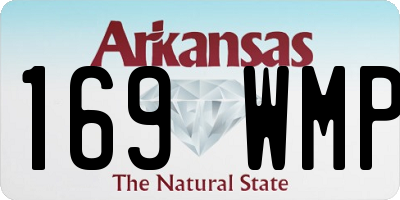 AR license plate 169WMP