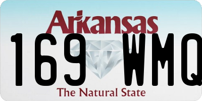 AR license plate 169WMQ