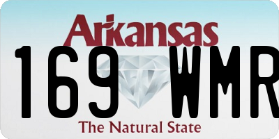 AR license plate 169WMR