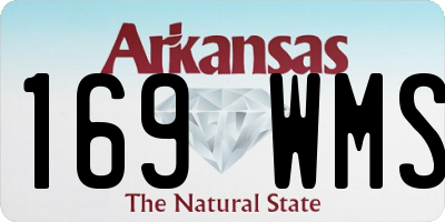AR license plate 169WMS