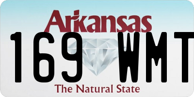 AR license plate 169WMT