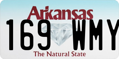 AR license plate 169WMY