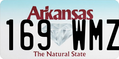 AR license plate 169WMZ