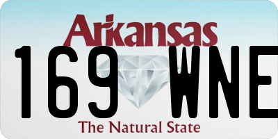 AR license plate 169WNE