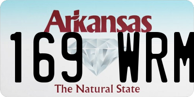 AR license plate 169WRM