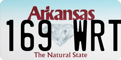 AR license plate 169WRT