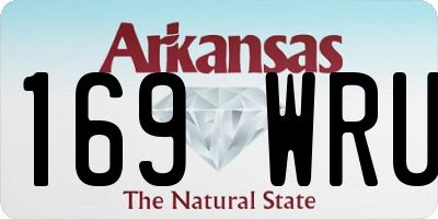AR license plate 169WRU