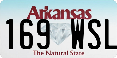 AR license plate 169WSL