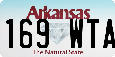AR license plate 169WTA