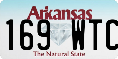 AR license plate 169WTC