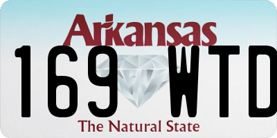 AR license plate 169WTD