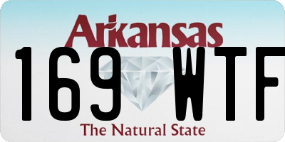 AR license plate 169WTF