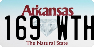 AR license plate 169WTH