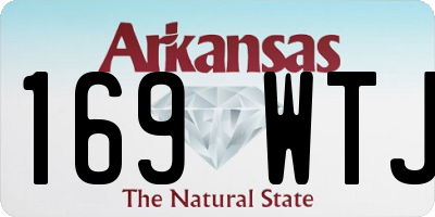 AR license plate 169WTJ