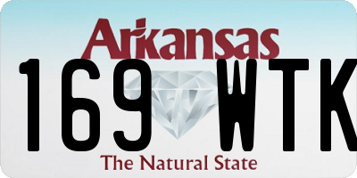 AR license plate 169WTK