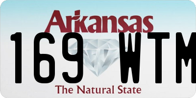 AR license plate 169WTM