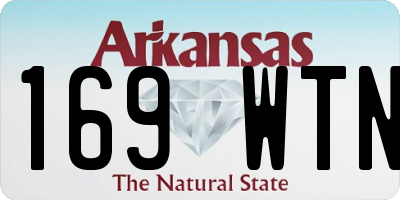 AR license plate 169WTN