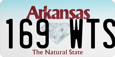 AR license plate 169WTS