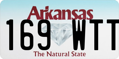 AR license plate 169WTT