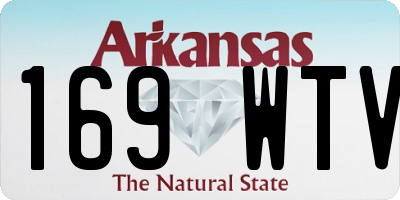 AR license plate 169WTV