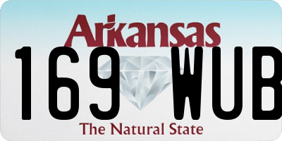 AR license plate 169WUB