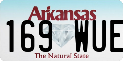 AR license plate 169WUE