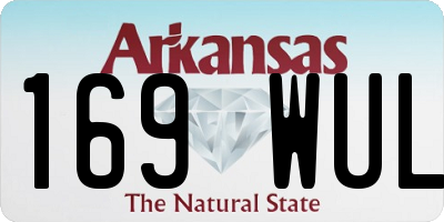 AR license plate 169WUL