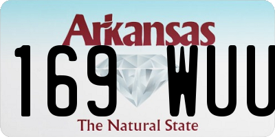 AR license plate 169WUU