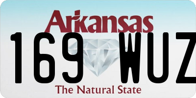 AR license plate 169WUZ