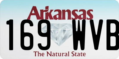 AR license plate 169WVB
