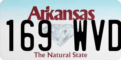 AR license plate 169WVD