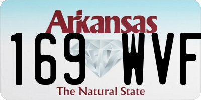 AR license plate 169WVF
