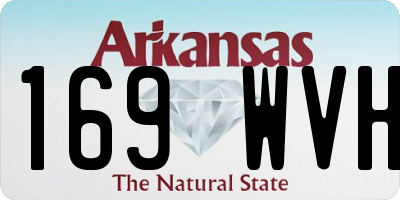 AR license plate 169WVH