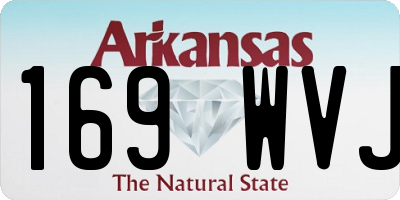 AR license plate 169WVJ