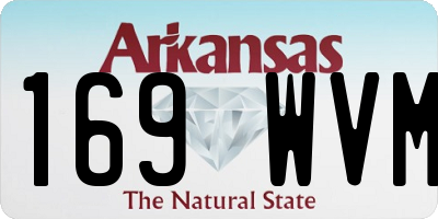 AR license plate 169WVM
