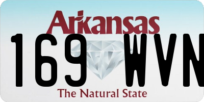 AR license plate 169WVN
