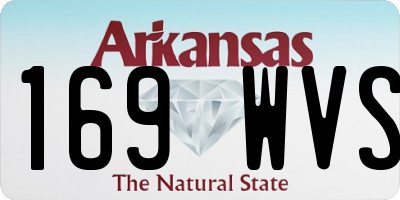 AR license plate 169WVS