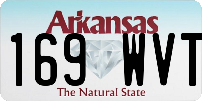AR license plate 169WVT