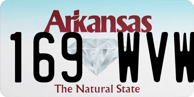 AR license plate 169WVW