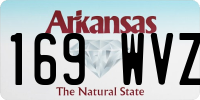 AR license plate 169WVZ