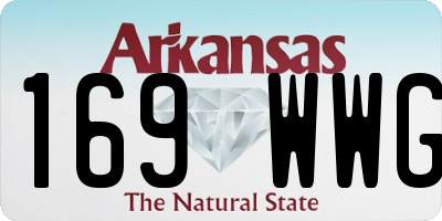 AR license plate 169WWG