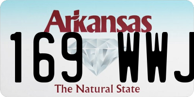 AR license plate 169WWJ