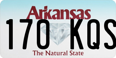 AR license plate 170KQS