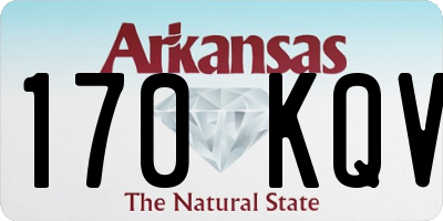 AR license plate 170KQV