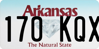 AR license plate 170KQX