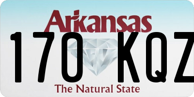 AR license plate 170KQZ