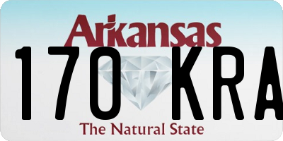 AR license plate 170KRA